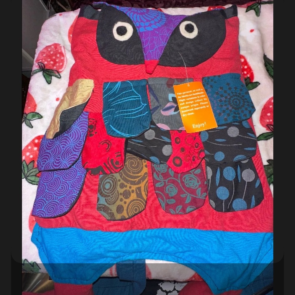 Colorful Owl Festi Bag